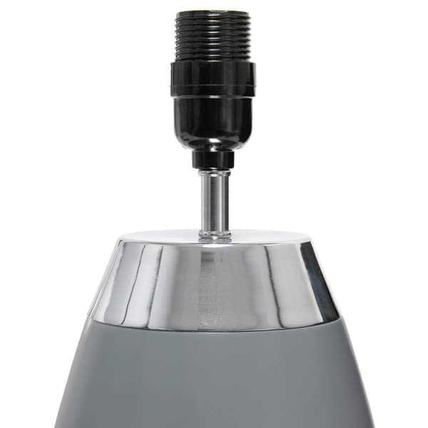 Simple Designs Modern Contemporary Two Toned Touch Table Lamp