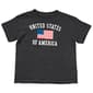 Boys (8-20) 250 Flag Short Sleeve Tee - Charcoal Heather - image 1