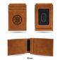 Mens NHL Boston Bruins Faux Leather Front Pocket Wallet - image 3