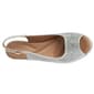 Womens Patrizia Rhinestone Wedge Slingback Heels - image 4