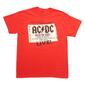 Young Mens AC/DC Ticket Short Sleeve Graphic Tee - image 2