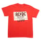 Young Mens AC/DC Ticket Short Sleeve Graphic Tee - image 2