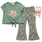 Toddler Girl BTween® Short Sleeve Western Floral Set - image 2
