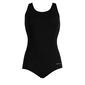 Womens Dolfin&#40;R&#41; Conservative Lap One Piece Swimsuit - Black - image 1