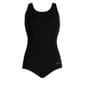 Womens Dolfin(R) Conservative Lap One Piece Swimsuit - Black - image 1