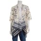 Womens Anne Klein 2pc. Kimono &amp; Straw Hat Set - image 4