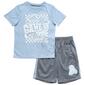 Boys Sleep On It&#40;R&#41; Game on Pajama Tee & Shorts Set - Light Blue - image 1