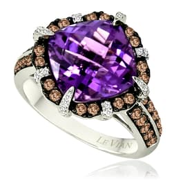 Le Vian&#40;R&#41; Grape Amethyst&#40;tm&#41; Ring w/ Chocolate & Vanilla Diamonds&#40;R&#41;