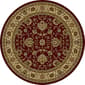 Tayse Elegance Raleigh Red Round Area Rug - 5'3 - image 1
