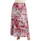 Plus Size 24/7 Comfort Apparel Paisley Floral A-Line Maxi Skirt - image 1