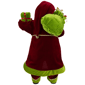 Northlight 24in.Santa with Present & Gift Bag Christmas Figure - image 5