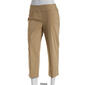 Womens Zac & Rachel Solid Pull On Crop Pants - image 7