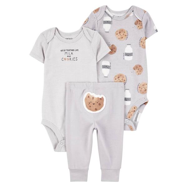 Baby Unisex &#40;NB-24M&#41; Carter''s&#40;R&#41; Go Together Cookies & Milk Set - image 