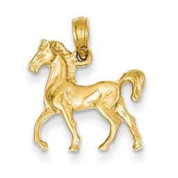 Gold Classics(tm) 14kt. Standing Horse Pendant