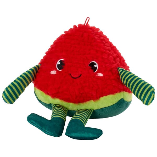Bow Wow Pet Large Watermelon Plush Dog Toy - image 
