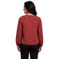 Womens Angels Forever Young Long Sleeve Tie Neck Floral Blouse - image 2