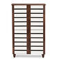 Baxton Studio Gisela Two-Tone Shoe Cabinet - image 1