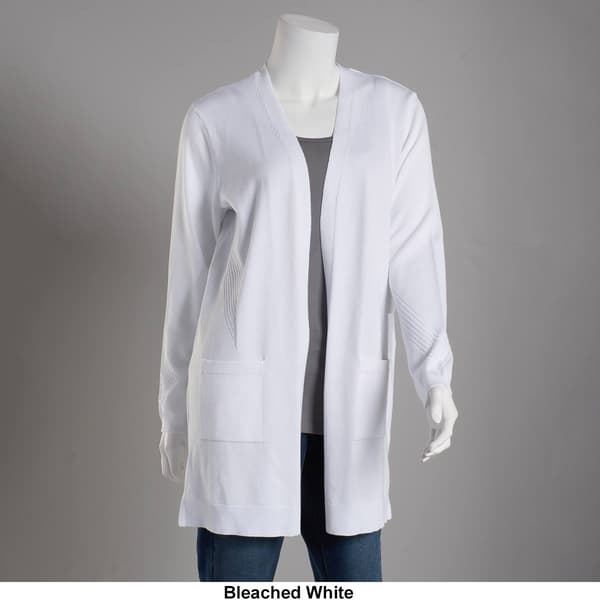 Womens 89th & Madison Long Sleeve Duster Cardigan