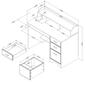 South Shore Versa Computer Desk With Hutch - image 3