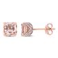 Gemstone Classics&#40;tm&#41; Rose Gold Diamond Accent Stud Earrings - image 1