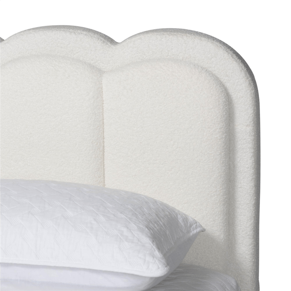 Baxton Studio Caradonna Cream Teddy-Bear Platform Bed