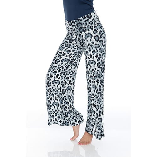 Womens White Mark Grey Printed Palazzo Pants
