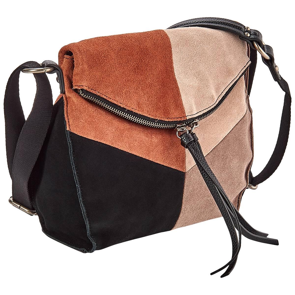 The Sak Silverlake Suede Color Block Crossbody