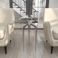9th & Pike® Contemporary Silver Aluminum Raised Edge Accent Table - image 12
