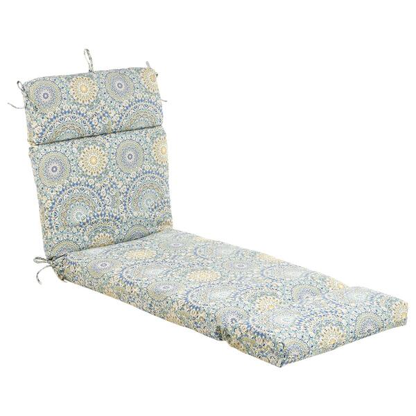Jordan Manufacturing Medallion French Edge Chaise Lounge Cushion - image 