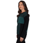 Womens Emaline Feminine Mystique Long Sleeve Color Block Sweater - image 4