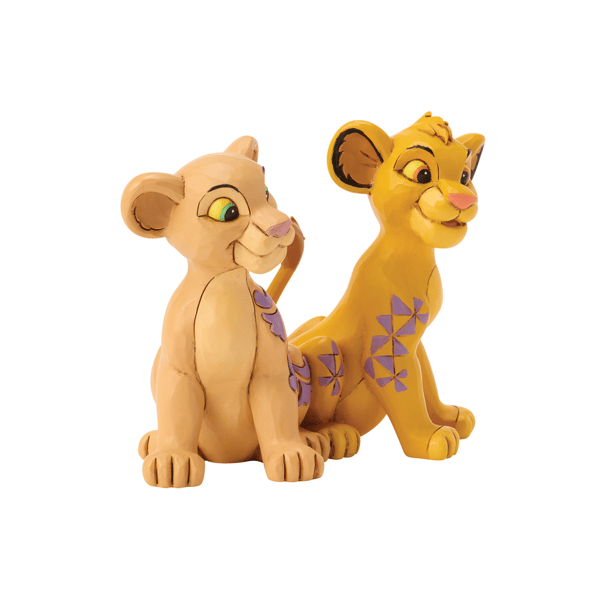 Jim Shore Disney Traditions Simba & Nala Heart Tails Figurine