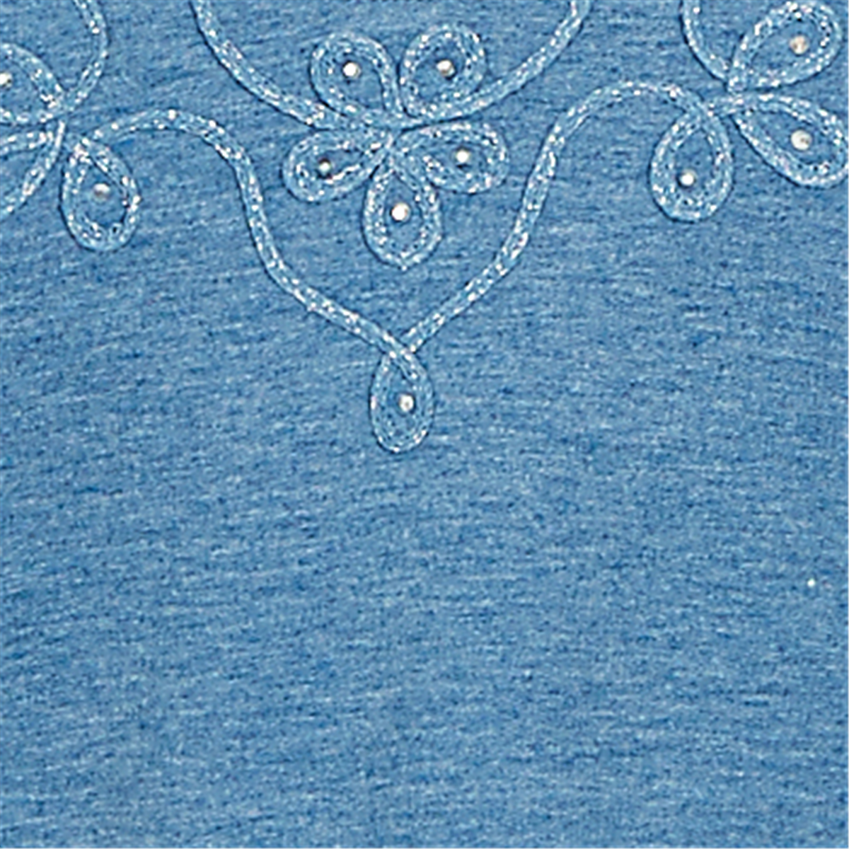 Womens Alfred Dunner Provence Floral Soutache Henley Blouse