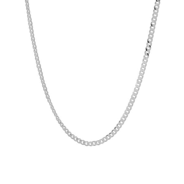 24in. Grometta Sterling Silver Chain Necklace - image 