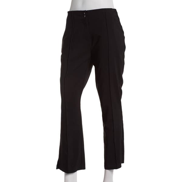 Womens Zac & Rachel Two Button Crop Ankle Pants - image 