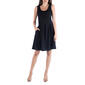 Womens 24/7 Comfort Apparel Pleated Skater Dress w/ Pockets - image 1