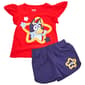 Girls (4-6x) Bluey Americana Flutter Sleeve Tee & Shorts Set - image 1