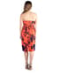 Plus Size 24/7 Comfort Apparel Floral Empire Waist Mini Dress - image 2