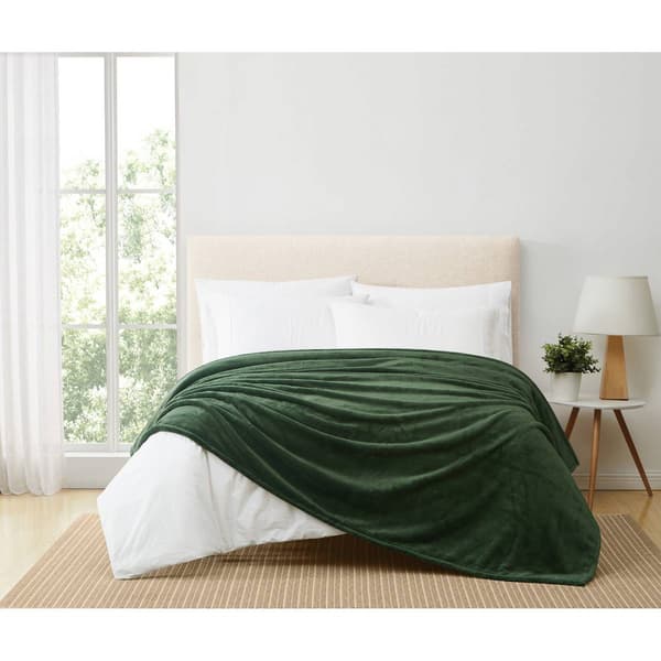 Royal Velvet Lavish Plush Solid Blanket - image 