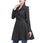 Womens BGSD Waterproof Hooded Mid Length Trench Coat - image 2