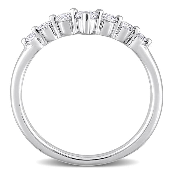 Platinum Plated 3/8ctw. Lab Grown Diamond Ring