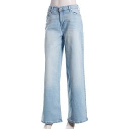Juniors Celebrity Pink High Rise Baggy Wide Leg Jeans