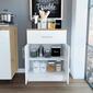 FM FURNITURE Oxford White Pantry Cabinet - image 4