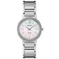 Womens Seiko Crystals Silver Solar Movement Watch - SUP467 - image 1