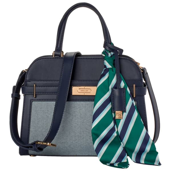 Anne Klein Canvas Medium Satchel - image 
