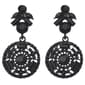 Ashley Cooper(tm) Black Rhinestone Multi Shape Drop Earrings - image 1