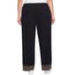 Plus Size Ruby Rd. New Neutrals Pull On Ribbed Slinky Pants - image 3