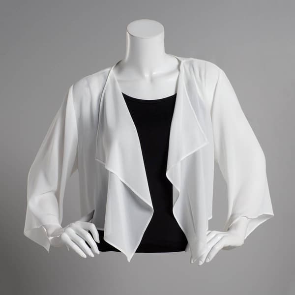 Womens Harper 241 Solid Drape Sheer Shrug