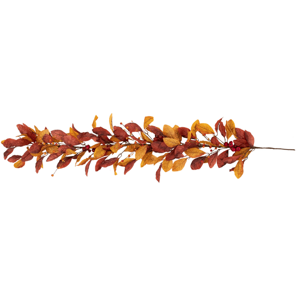 Northlight 5ft. Artificial Leaves Fall Harvest Garland - image 