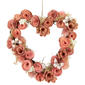 Northlight Seasonal Wooden Rose Heart Valentine''s Day Wreath - image 1