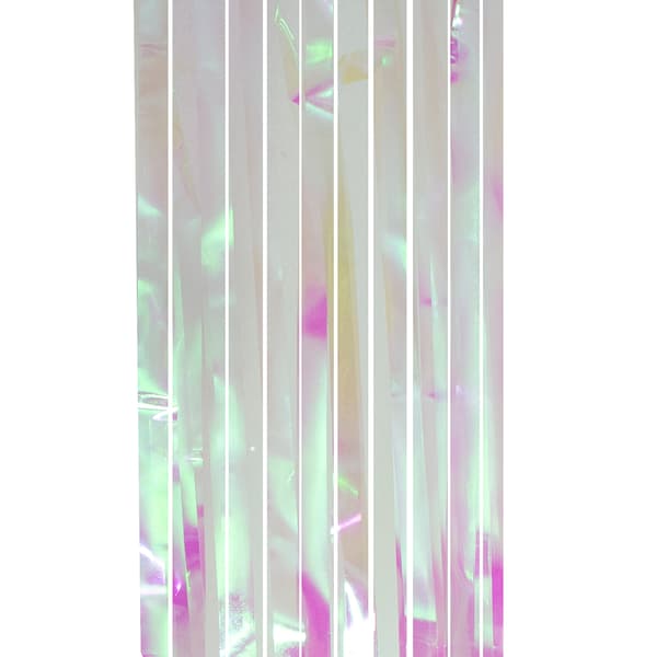 Northlight Seasonal Iridescent Tinsel Christmas Curtain
